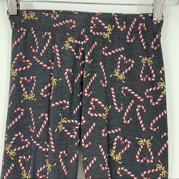 2/$25 Zara Girls Candy Cane Christmas Leggings, 13/14 - Picture 3 of 13